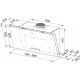 FRANKE Hota Decorativa FMA 2.0 PRO 807 BK Nero/ Cristal negru, 790 mᶾ/h, Touch Control