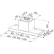 FRANKE Hota built-in/ incorporabila, Maris FST Drip-Free 60 X/2 KL, 710 mᶾ/h, 60 cm, Inox Satinat