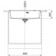 Chiuveta Franke MRG 610-72 TL negru fragranite