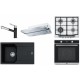 Pachet Franke KS CHIUVETA UBG 611-78+BATERIE Orbit extractor+CUPTOR FSM 97 P XS Inox+PLITA FHTL 604 3G TC XS C Inox+HOTA FTC 612