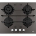 FRANKE Plita gaz Maris FHMA 604 3G DC SG C Slate Grey, 4 arzatoare, sticla,gratare fonta, 60 cm