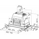FRANKE Hota built-in/incorporabila, Box FBI 705 PLUS, Inox Satinat, 590 mᶾ/h, 70 cm