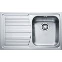 FRANKE Chiuveta Logica Line LLX 611, inox lucios, o cuva si picurator stanga, 79 cm