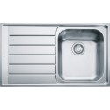 FRANKE Chiuveta Neptune NEX 611, inox lucios, 86×51 cm, picurator stanga