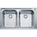 FRANKE Chiuveta Neptune NEX 620, 86×51 cm, inox lucios