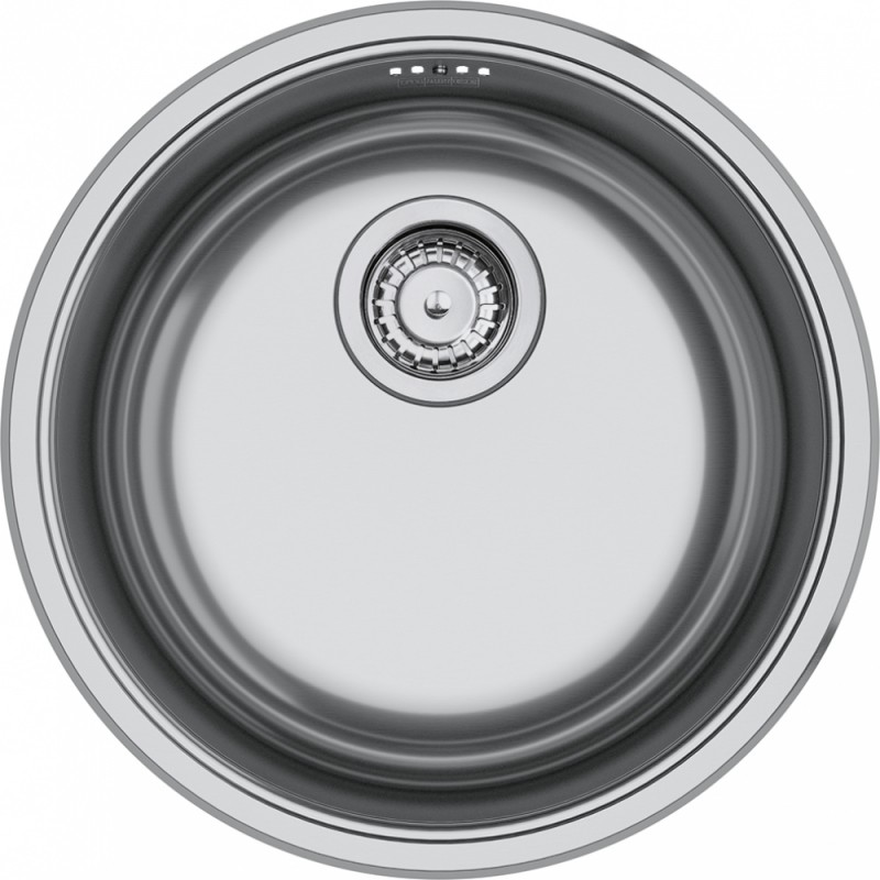 FRANKE Chiuveta Inox ROX 610/110-38, Rotunda, O cuva, montaj pe blat cat si sub blat