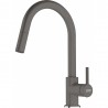 FRANKE Baterie Lina Extractibil Stone Grey, monocomanda