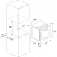 FRANKE Cuptor Electric incorporabil, Classic Line FCL 86 H ON,Negru, 65 l, 7+1 programe, 60 cm