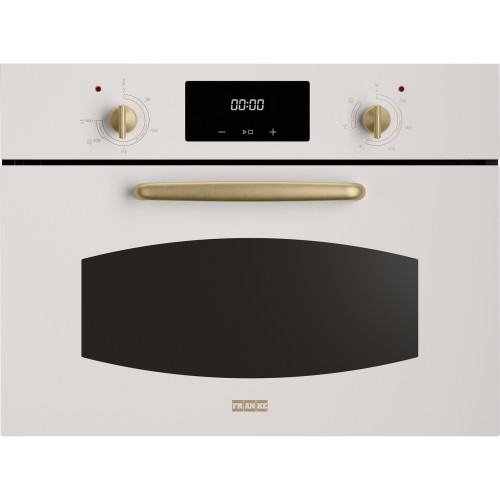 FRANKE Cuptor microunde incorporabil Classic Line, FMW 45 CL G PW, Panna, display LCD, 4 funcții, 34 L