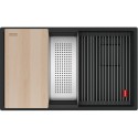 FRANKE Chiuveta Kubus 2 KNG PRO 120, Matte Black/ negru mat, montaj sub blat, accesorii incluse, 76 cm
