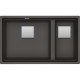 FRANKE Chiuveta Kubus 2 KNG PRO 120, Slate grey, montaj sub blat, accesorii incluse, 76 cm