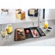 FRANKE Chiuveta fragranite Kubus 2 Pro KNG 110-62, Negru, montaj sub blat, accesorii incluse, 76 cm