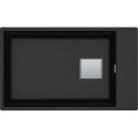 FRANKE Chiuveta fragranite Kubus 2 Pro KNG 110-62, Negru, montaj sub blat, accesorii incluse, 76 cm