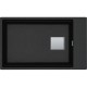 FRANKE Chiuveta fragranite Kubus 2 Pro KNG 110-62, Negru, montaj sub blat, accesorii incluse, 76 cm