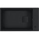 FRANKE Chiuveta fragranite Kubus 2 Pro KNG 110-62, Matte Black/ Negru mat, montaj sub blat, accesorii incluse, 76 cm