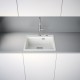 FRANKE Chiuveta Fragranite Kubus 2 Pro KNG 610-53, Bianco/ Alb, accesorii incluse, 59 cm