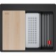 FRANKE Chiuveta Fragranite Kubus 2 Pro KNG 610-53, Nero / Negru, accesorii incluse, 59 cm