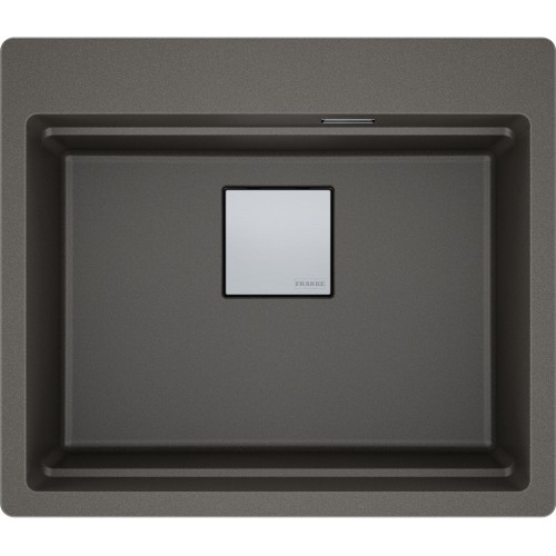 FRANKE Chiuveta Fragranite Kubus 2 Pro KNG 610-53, Slate Grey, accesorii incluse, 59 cm