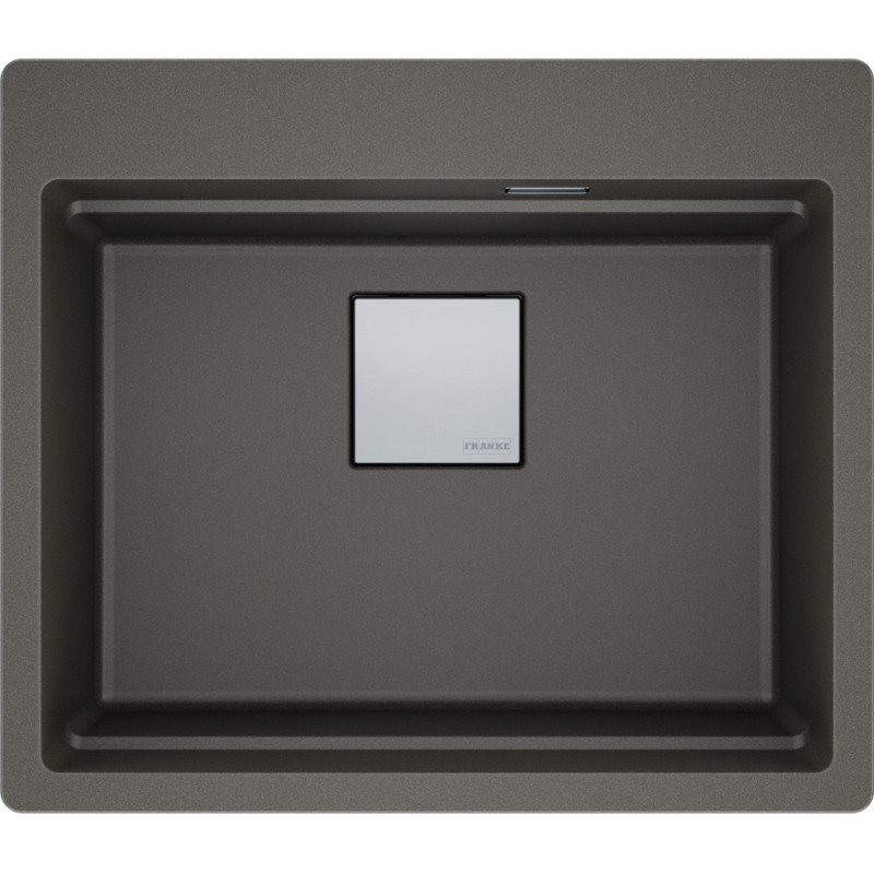 FRANKE Chiuveta Fragranite Kubus 2 Pro KNG 610-53, Slate Grey, accesorii incluse, 59 cm