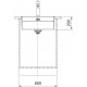 FRANKE Chiuveta Box Sottotop/Semifilo BXX PRO 210/110-50, inox, accesorii incluse, 53 cm