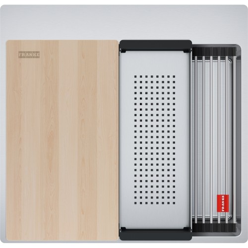 FRANKE Chiuveta Box Semifilo BXX PRO 210-50, inox, accesorii incluse, 53 cm